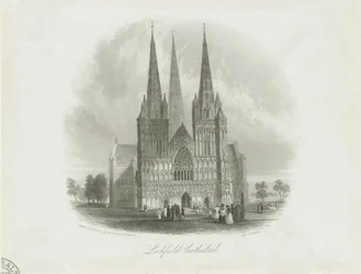 Lichfield Kathedrale - Westfront
