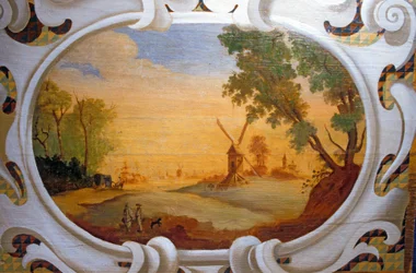 Loire Atlantique Nr. 041 - Schloss Haute Goulaine - Bemaltes Holz