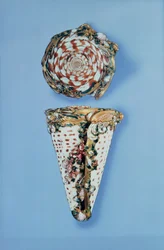 Louis XV Gold-Schnupftabakdosen in Form von Muscheln von B. Sagaret, Paris (1715-74)