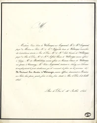 Madame Witwe Léon de Widranges