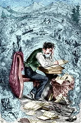 Mark Twain schreibt 