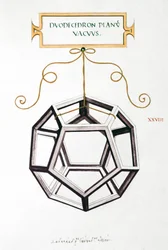 Mathematische Zeichnungen Da Vincis Dodekaeder