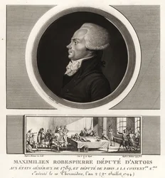 Maximilien Robespierre, Abgeordneter von Artois, 1794 hingerichtet