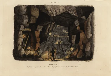 Bergbau auf Blei und Silber im Harz bei Clausthal, Deutschland