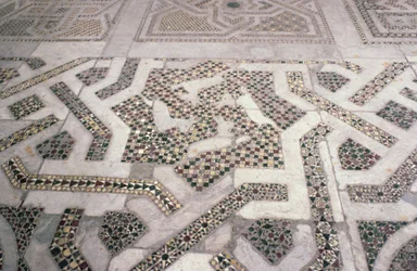Mosaikboden in der Kathedrale von Monreale, Sizilien