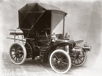 Motorwagen auf dem Stand von C S Rolls & Co, Agricultural Hall, London