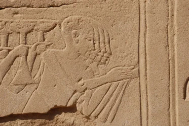 Mehrere Köpfe, Karnak, Luxor, Ägypten