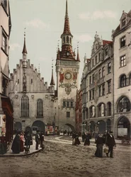 Münchner Rathaus, 1890-90