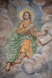 Unsere Liebe Frau von der Himmelfahrt Kirche. Heiliger Markus. Cordon, Frankreich