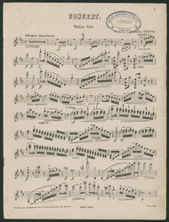 Paganini Violinkonzert Nr. 1, op. 6