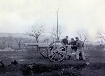 Fotografie aus einem persönlichen Album eines Infanterieleutnants während der ersten Monate des Ersten Weltkriegs
