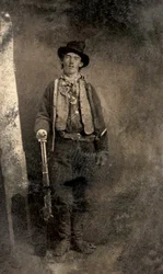 Porträt von Billy the Kid, Fort Sumner. 1879