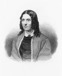 Porträt von Harriet Beecher Stowe (1811-1896) (Gravur)