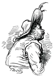 Porträt von Sancho Panza