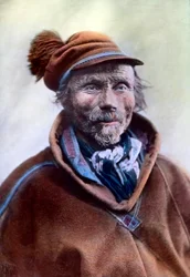 Porträt eines alten Mannes aus Finnland