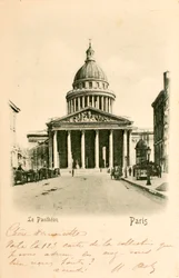 Postkarte/Pantheon/Paris/Seine/Île-de-France/Frankreich