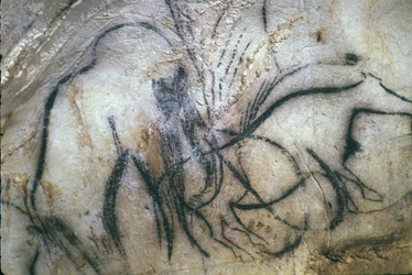 Prähistorische Höhle von Pech Merle / Kapelle der Mammuts / 25.000 Jahre / Cabrerets / Lot / Midi-Pyrénées / Frankreich