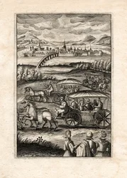 Prozession mit Lautenspielern, Paris, ca. 1650
