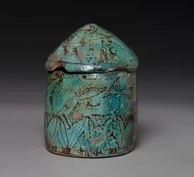 Pyxis mit Deckel, spätes Mittleres Reich bis frühes Neues Reich, ca. 1901-1525 v. Chr.