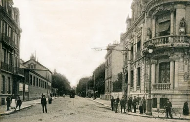 Reims: Lundy Boulevard, Ceres Esplanade zu Beginn des zwanzigsten Jahrhunderts