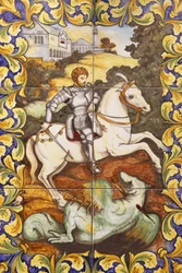Sankt Georg tötet den Drachen, Malta