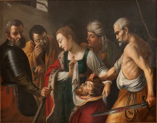 Salomon hält den Kopf von Johannes dem Täufer. G. Seghers, frühes 17. Jahrhundert