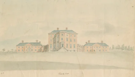 Teddesley Hall: Aquarell, undatiert [spätes 18. Jahrhundert]