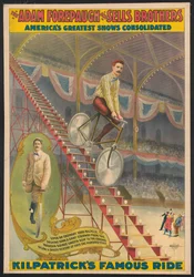 Die Adam Forepaugh und Sells Brothers Amerikas größte Shows vereint, Kilpatricks berühmter Ritt