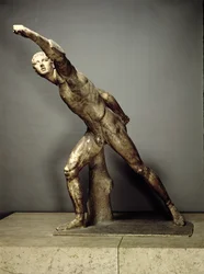 Der Borghese Gladiator, griechisch, ca. 50 v. Chr.
