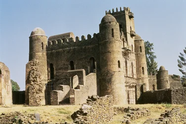 Der Palast von Kaiser Fasilidas im königlichen Gehege (Fasil Ghebbi)