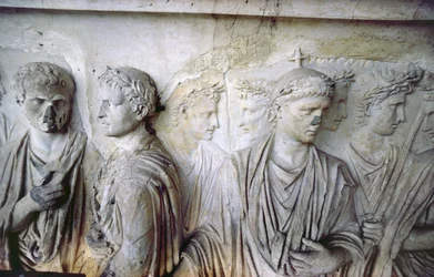 Die Rückfassade (Detail)