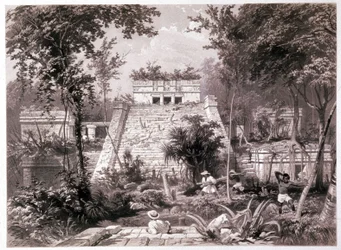 Das Castillo: Ruinen des Maya-Schlosses in Tulum, Yucatan, Mexiko