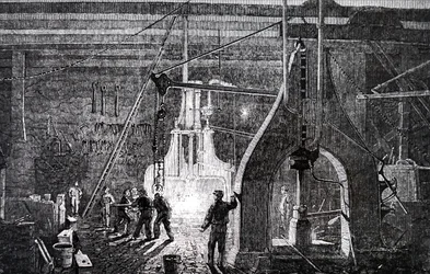 Die Fertigungshalle der Robert Stephenson and Company