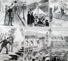 Die Eröffnung der Newbury und Didcot Eisenbahn