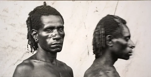 Zwei Männer, Papua-Neuguinea