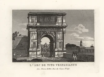 Ansicht des Titusbogens, Rom
