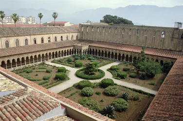 Ansicht der Kreuzgänge