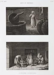 Essig Essigmacher und Destillateur, Ägypten, ca. 1798