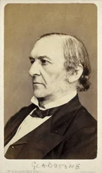 William Ewart Gladstone, englischer liberaler Staatsmann, um 1870er