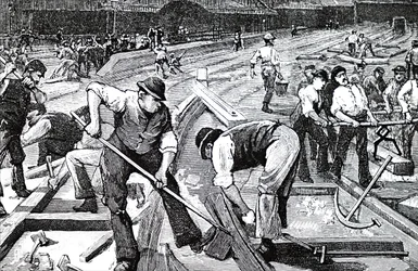 Arbeiten im Gange am Bahnhof Plymouth