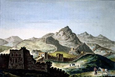 Die Große Mauer von China, ca. 1820