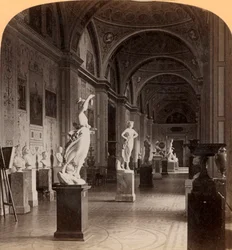 Galerie der modernen Skulptur, in der Eremitage, St. Petersburg, Russland, 1898
