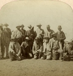 General Cronjes Hauptkommandanten nach der Kapitulation, Südafrika, Burenkrieg