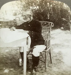 General Nogi im japanischen Hauptquartier, Port Arthur, Mandschurei, ca. 1904-1905