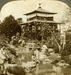 Japanischer Garten auf der Weltausstellung, St. Louis, Missouri, USA, 1904