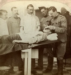 Soldat, der an der Front gefallen ist, Wynberg Hospital, Kapstadt, Südafrika, Burenkrieg