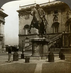 Statue des Kaisers Marcus Aurelius, Rom, Italien