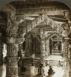 Tempel von Vimal Vasahi, Mount Abu, Rajasthan, Indien