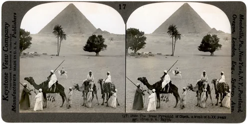 Die Große Pyramide von Gizeh, Ägypten, 1905