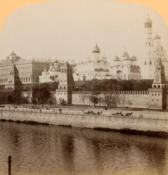 Der Kreml, Moskau, Russland - Dort liegen unsere alten Zaren schlafend, 1898